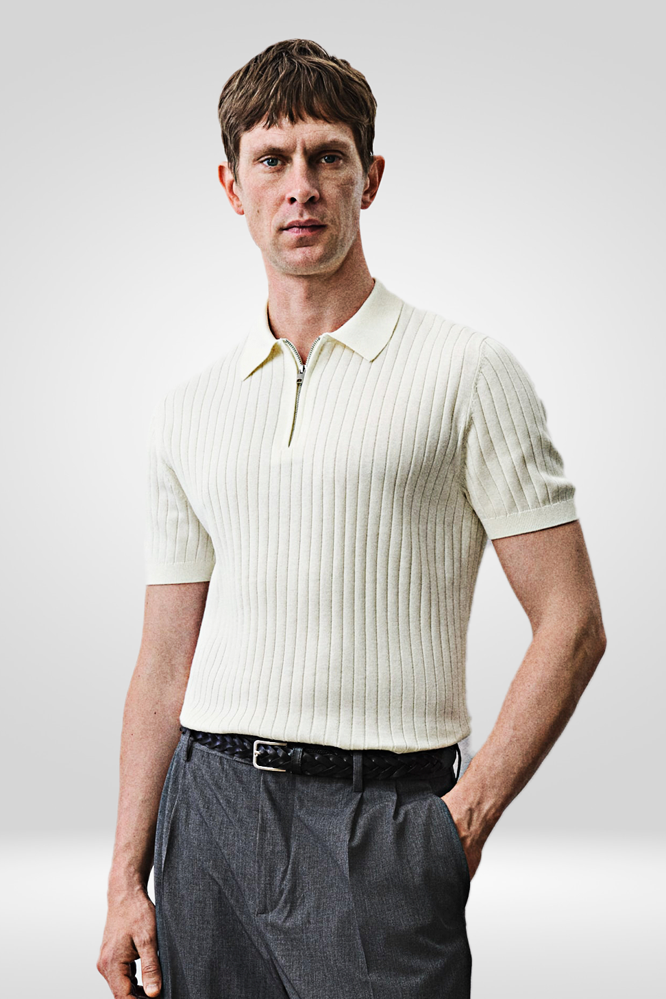 Polo Dober Retro Zip